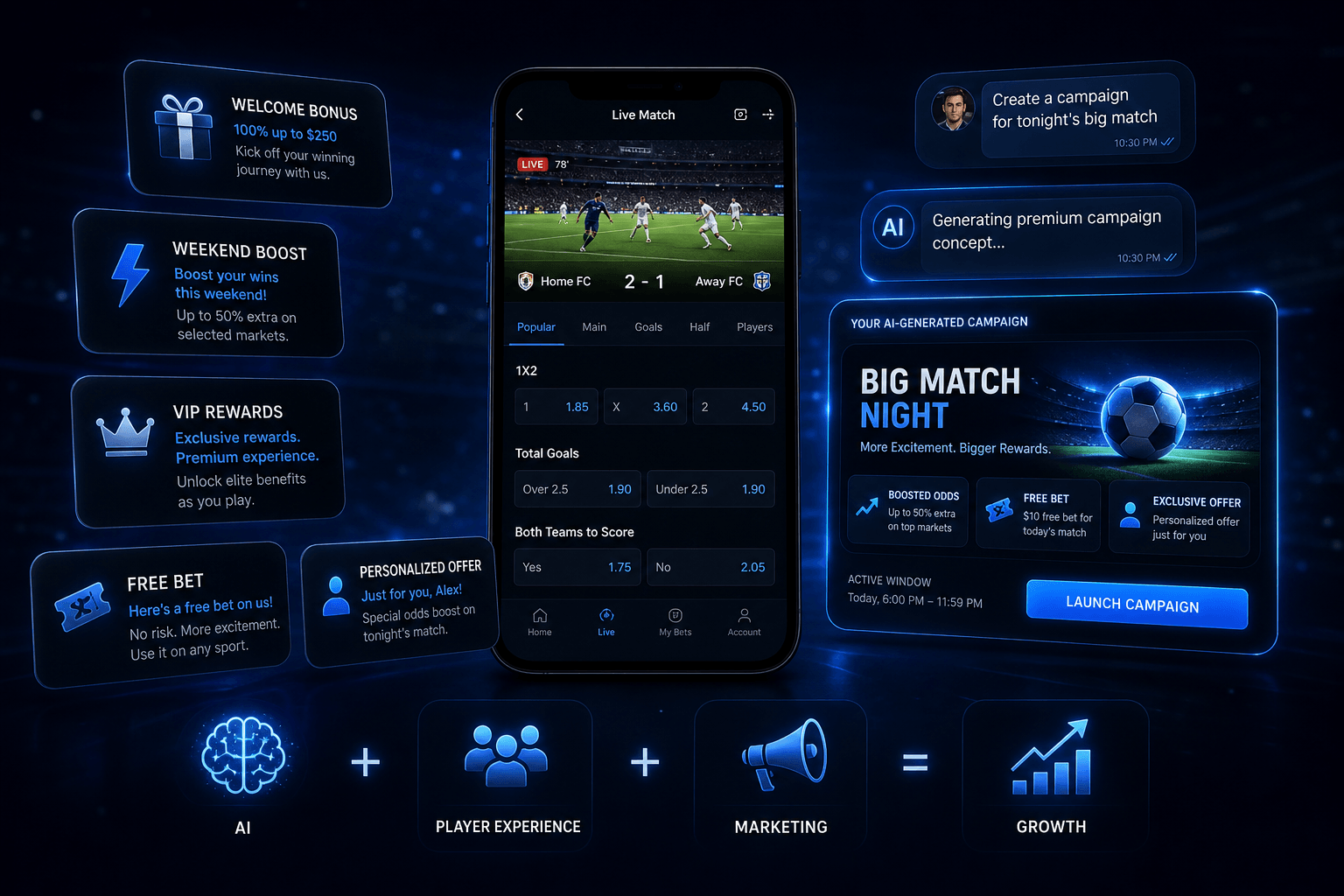 AI-powered marketing campaigns engaging gaming players